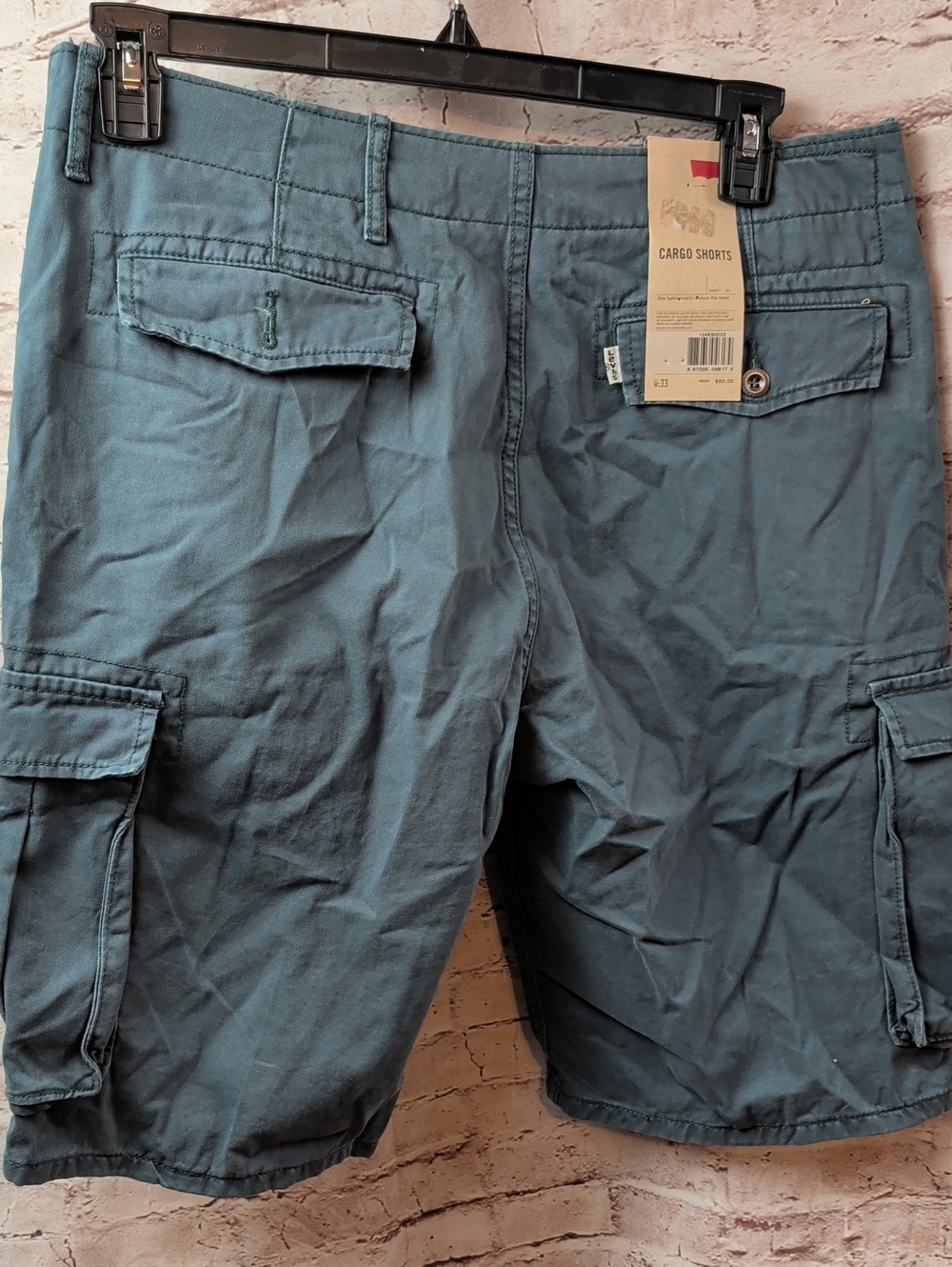 Levi's Men's Cargo Shorts Size 33 New Nwt - Picture 5 of 6